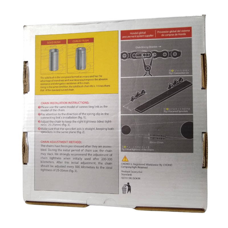 KIT PIÑON DEL/TRAS. C/CADENA SUZUKI GIXXER150 (45T/15T 428H-132L/1238) - CHOHO