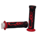MANILLAR CAUCHO LLAMA NEGRO ROJO